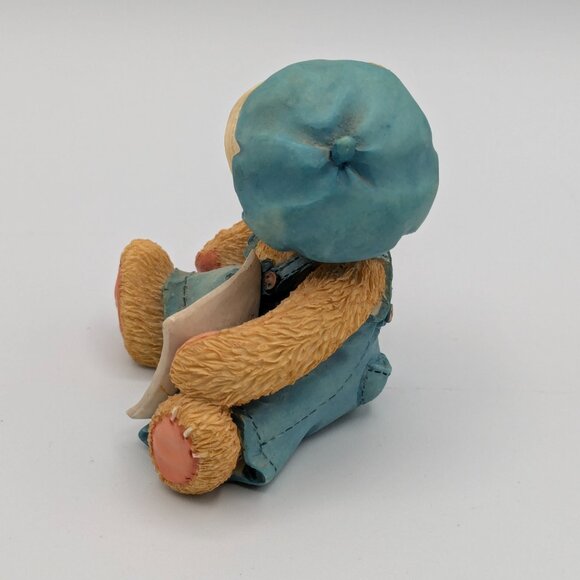 Cherished Teddies Cub E. Bear (CT001) 1995, Symbol of Membership Figurine - Picture 6 of 10